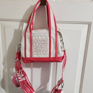 Steve Madden Canvas Mini Tote Crossbody NWT